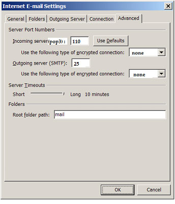 How To Configure emails in 2007